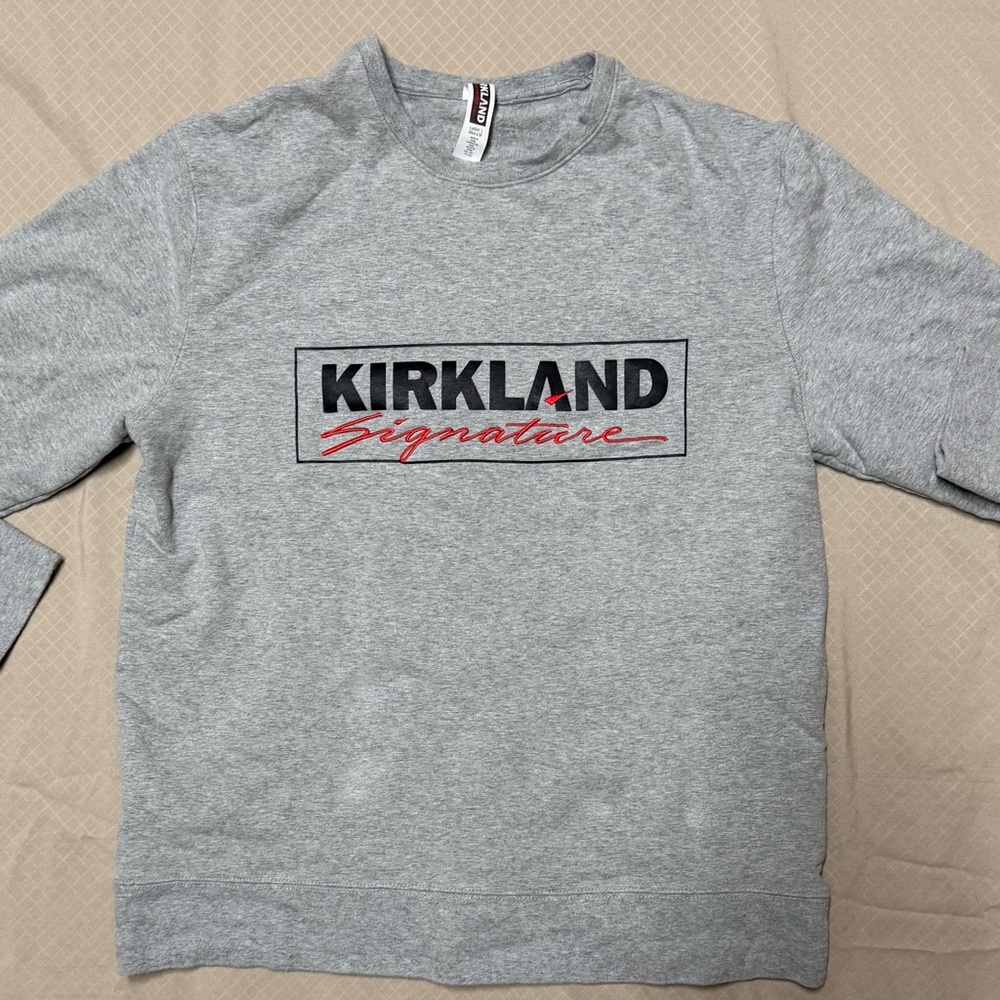 Kirkland Signature Gray Crewneck Sweater